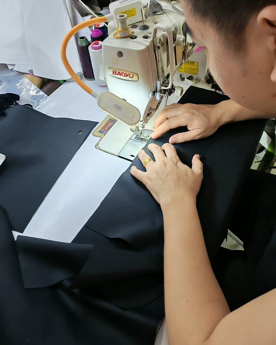 woven seam finishing for womenswear repeat production